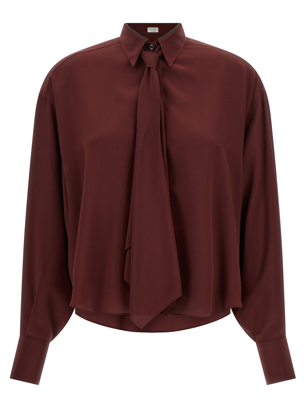 Brunello Cucinelli Shiny Collar Shirt