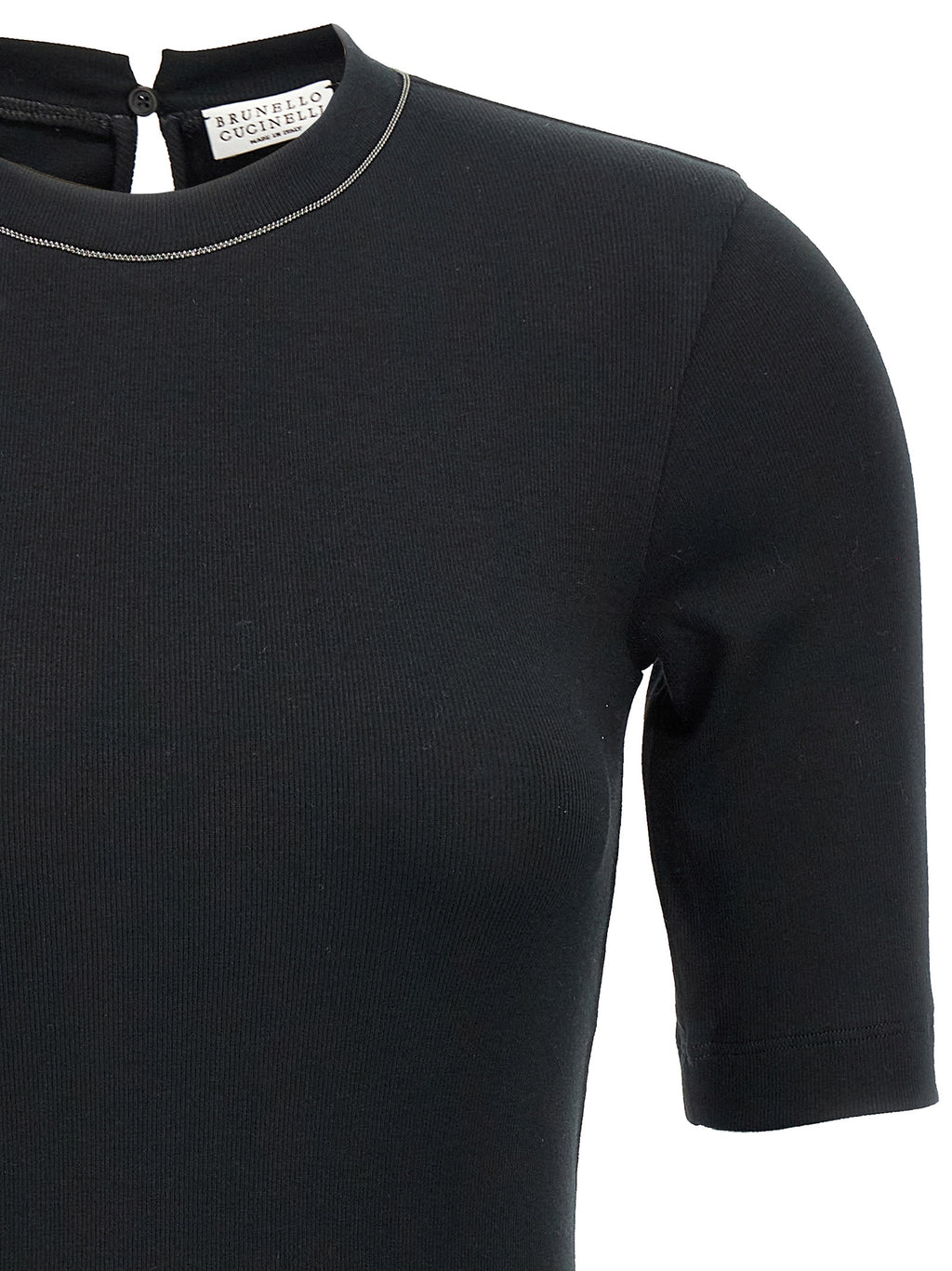Brunello Cucinelli Monile Ribbed T-shirt
