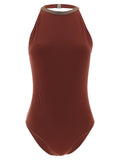 Brunello Cucinelli Precious Collar One-piece Swimsuit