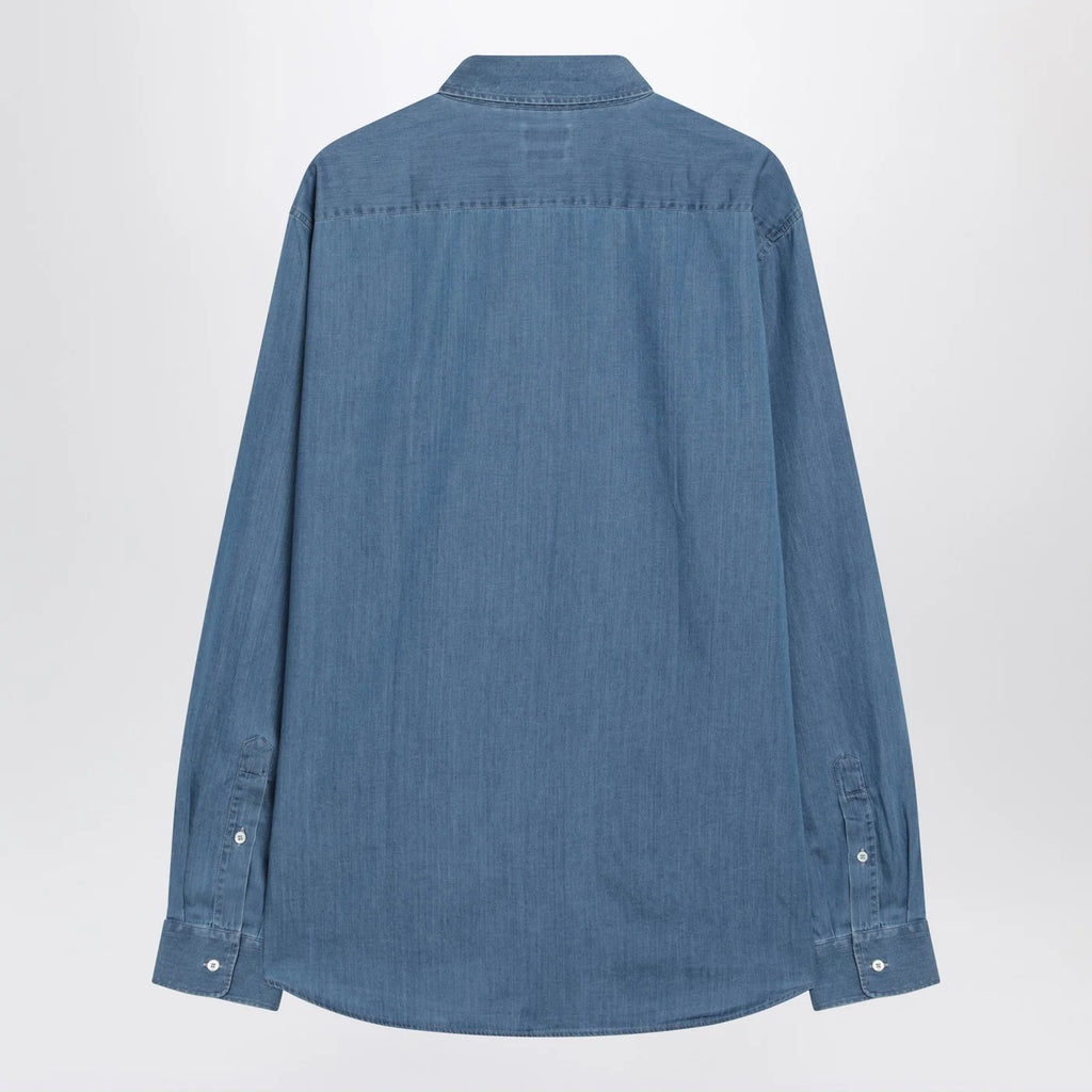 Brunello Cucinelli Light blue Easy Fit denim shirt