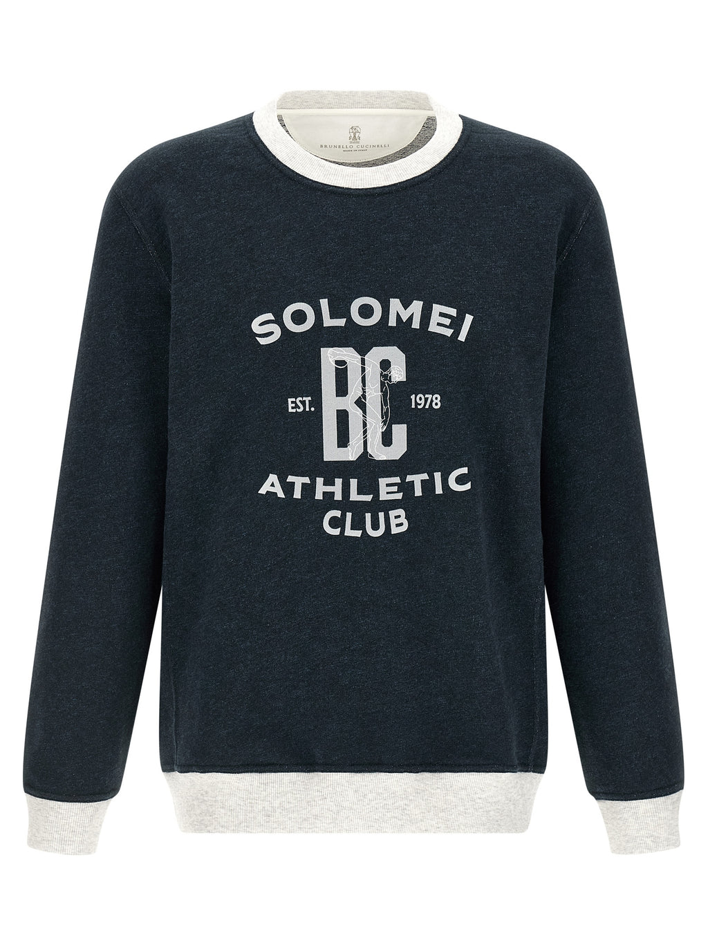 Brunello Cucinelli Cotton And Linen Sweatshirt