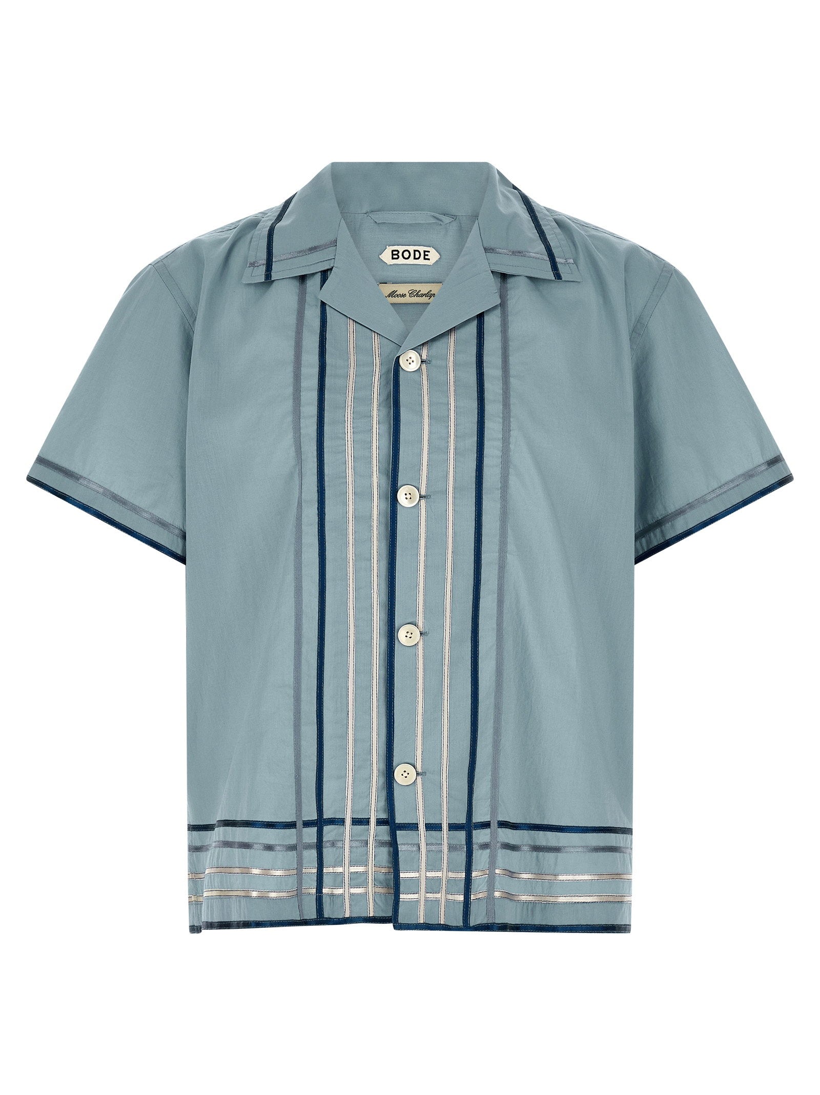 Bode Ribbon Plaid Shirt