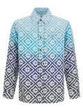 Casablanca Shacket Monogram Gradient Jacquard