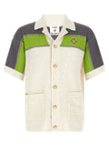 Casablanca Stripe Crochet Shirt