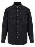 Casablanca Laser Monogram Denim Overshirt