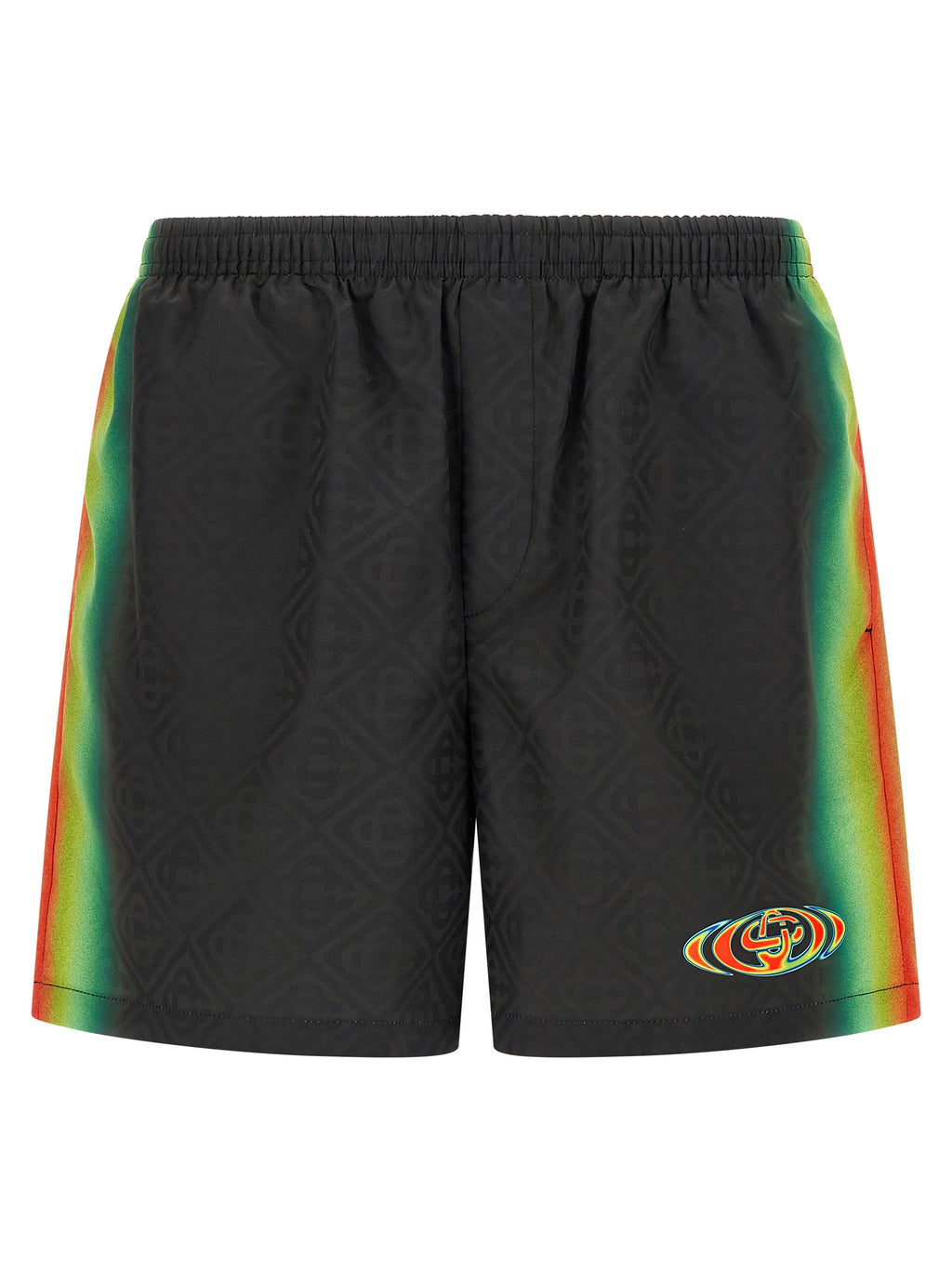 Casablanca Jacquard Logo Swimsuit