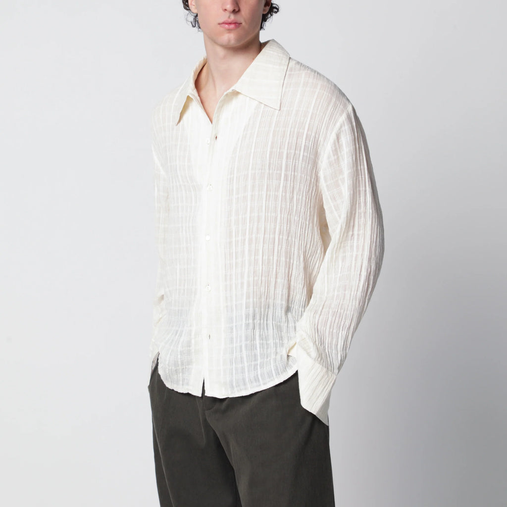Séfr Ignacio white cotton shirt