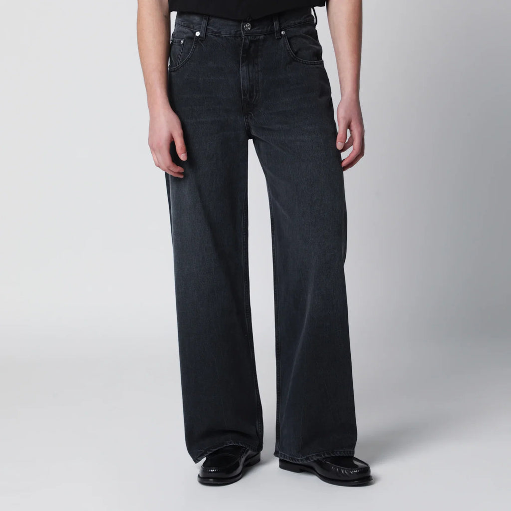 Séfr Relaxed Cut washed black jeans