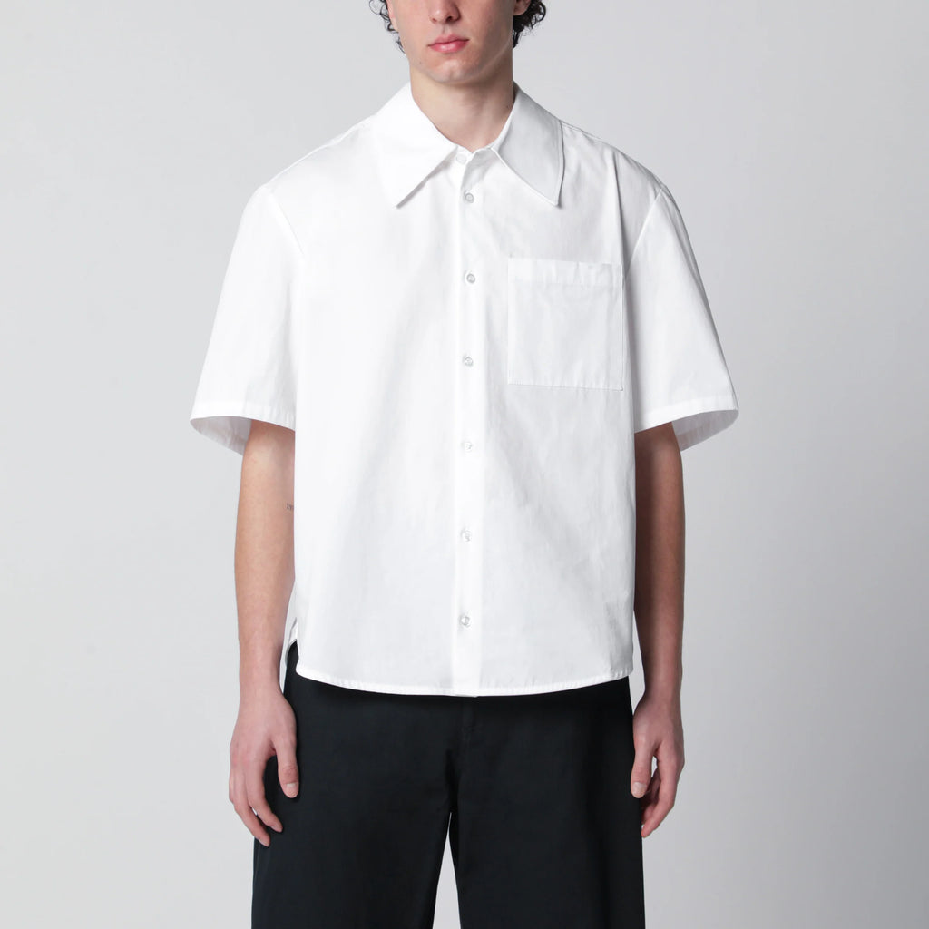 Séfr Waylon white cotton poplin shirt