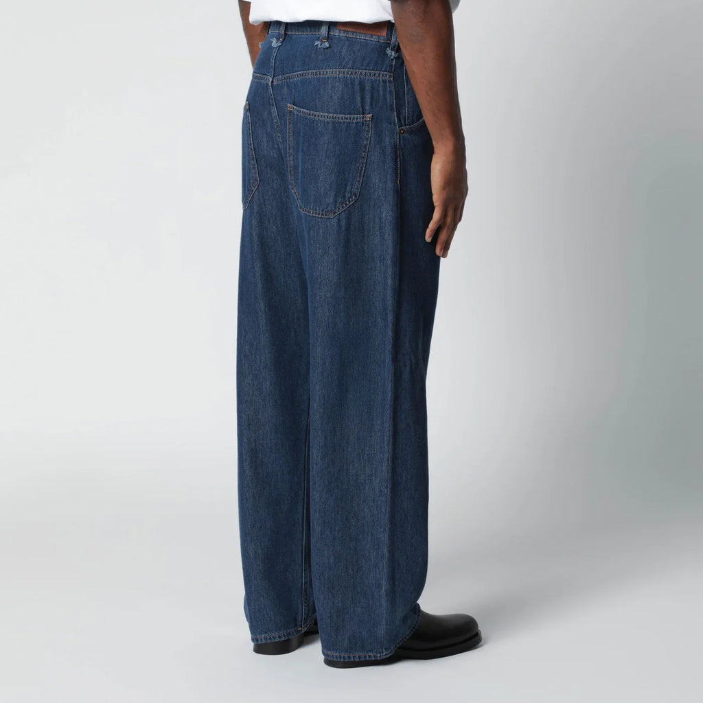 DARKPARK Indigo blue cotton-blend jeans