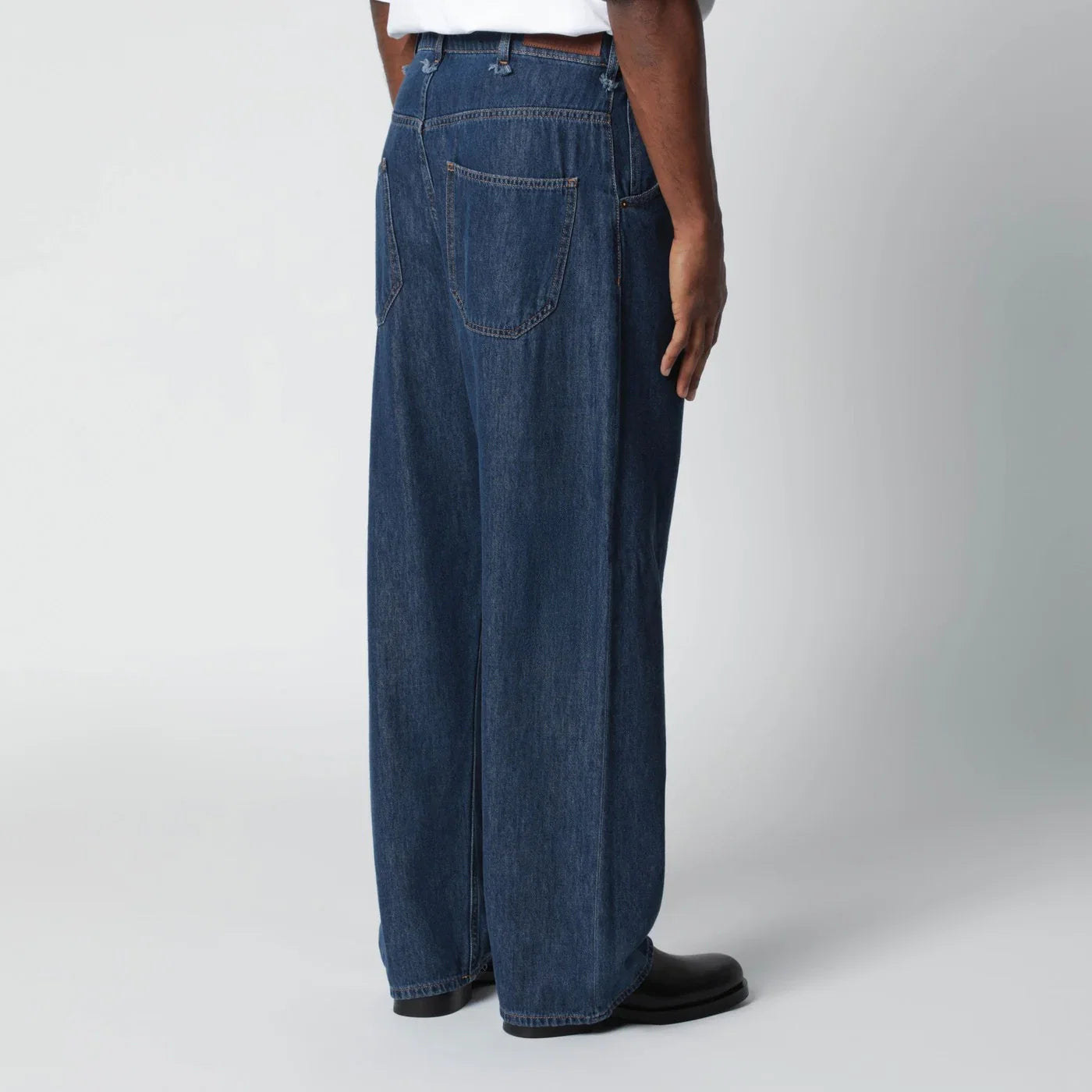 DARKPARK Indigo blue cotton-blend jeans