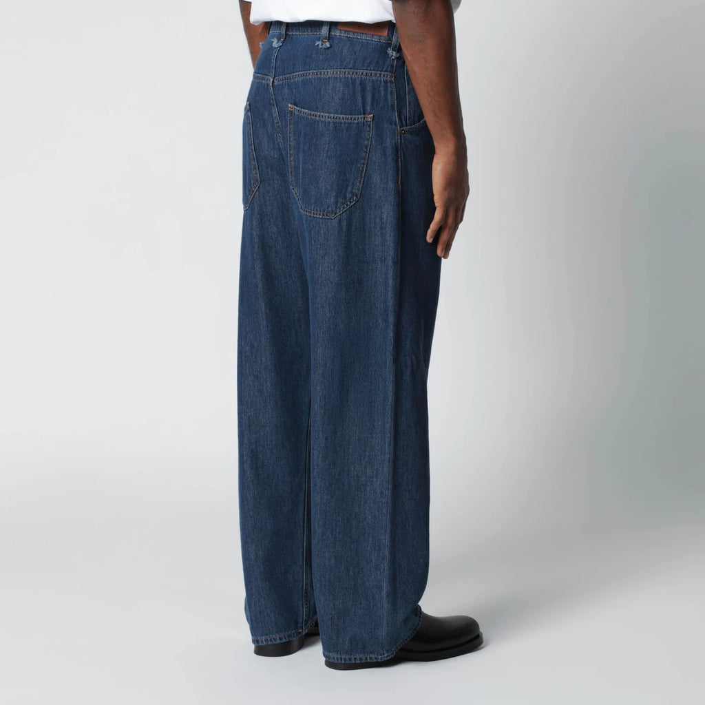 DARKPARK Indigo blue cotton-blend jeans