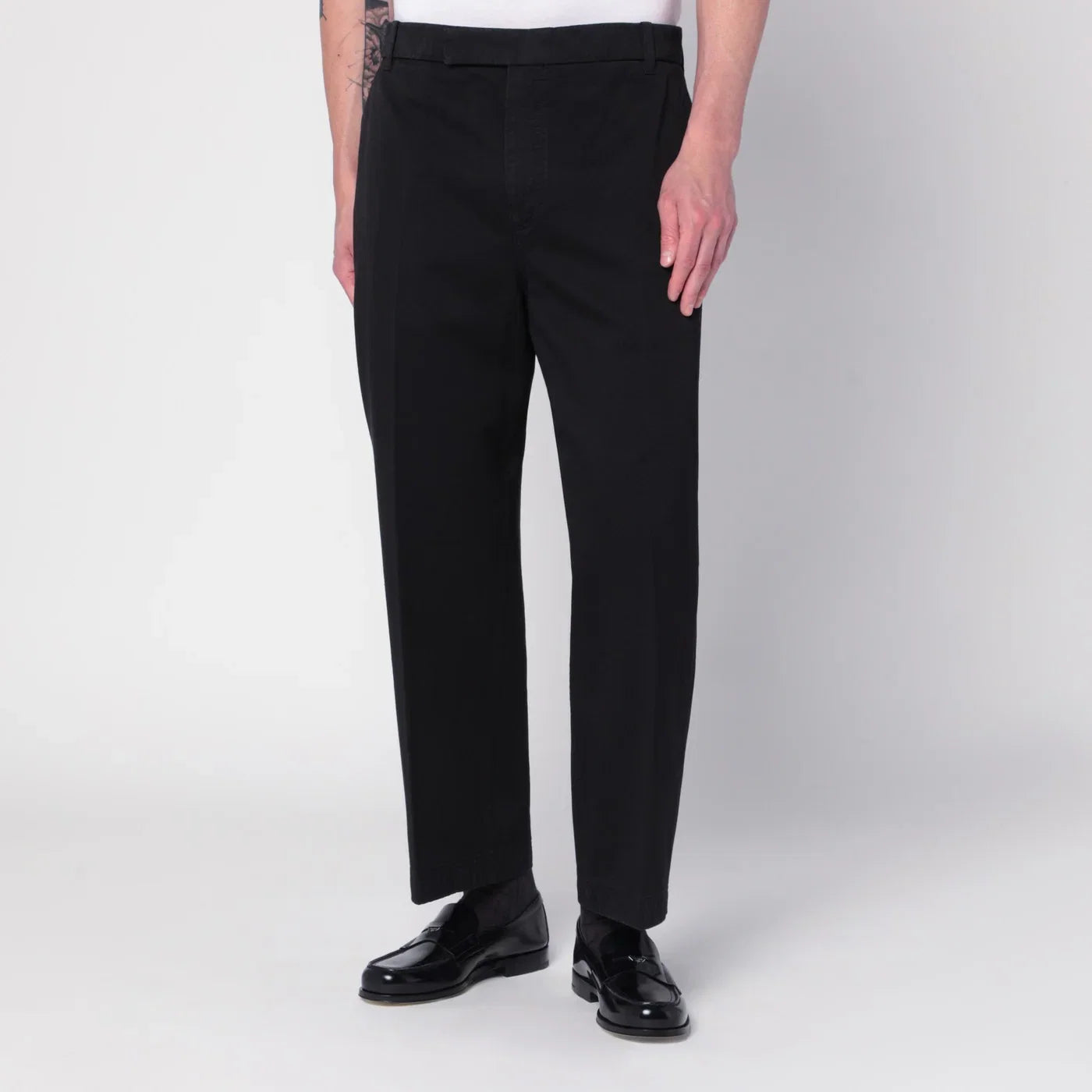 Thom Browne Black cotton trousers