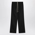Moncler + Rick Owens Black drawstring trousers