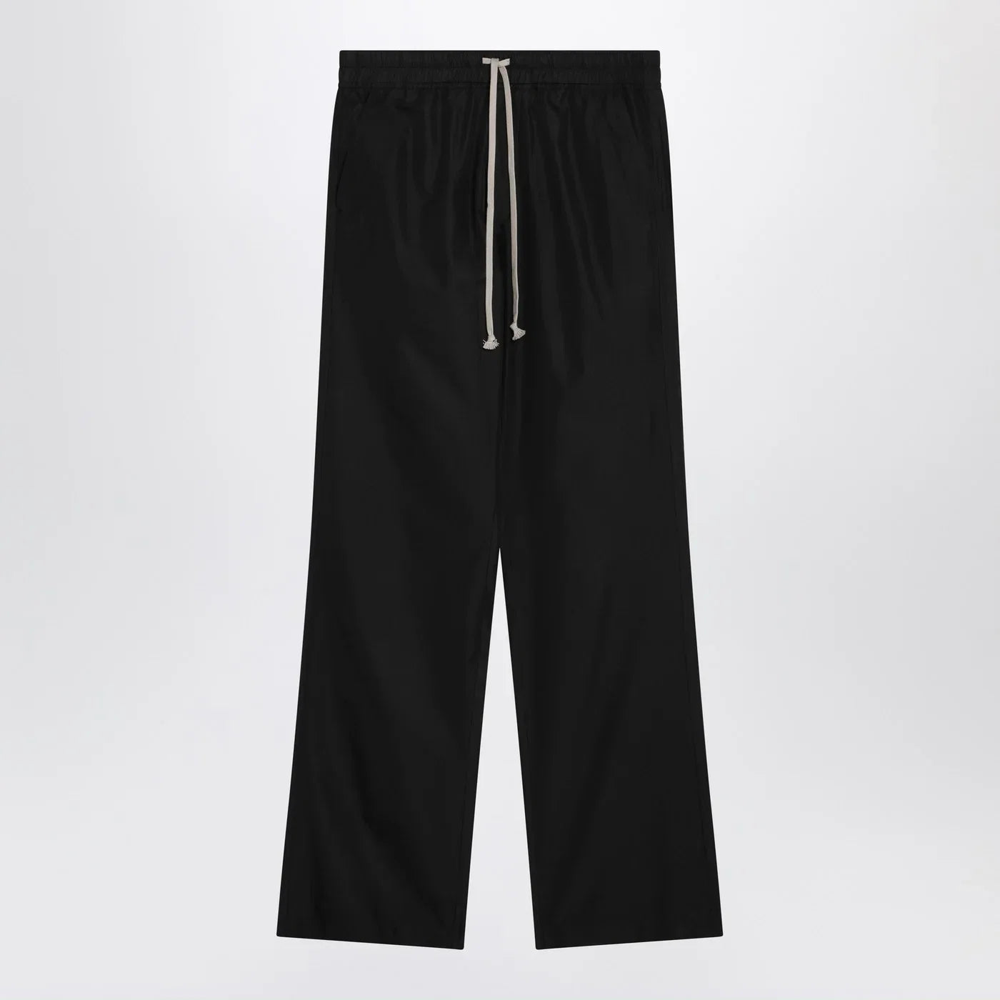 Moncler + Rick Owens Black drawstring trousers
