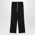 Moncler + Rick Owens Black drawstring trousers