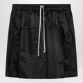 Moncler + Rick Owens Black drawstring kilt Shorts
