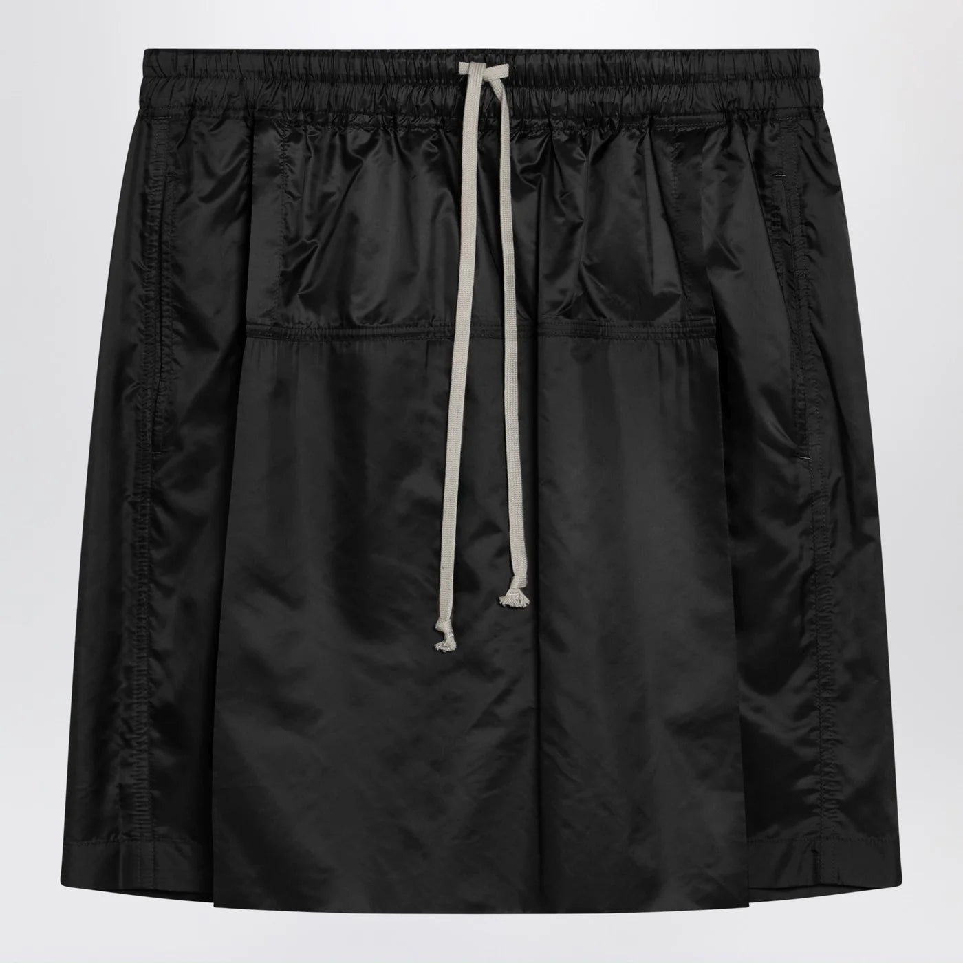 Moncler + Rick Owens Black drawstring kilt Shorts