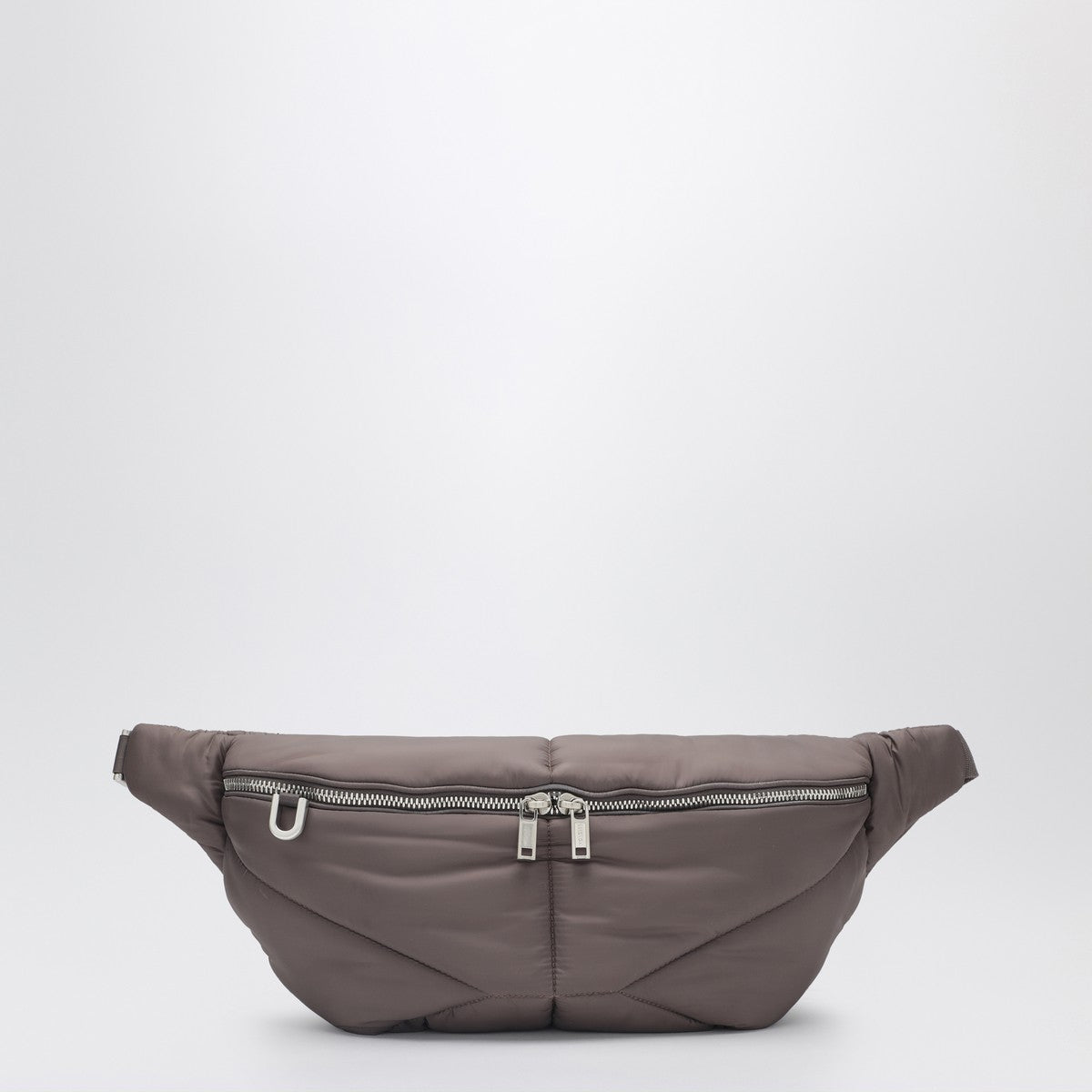 Moncler + Rick Owens Quilted belt bag in mud color