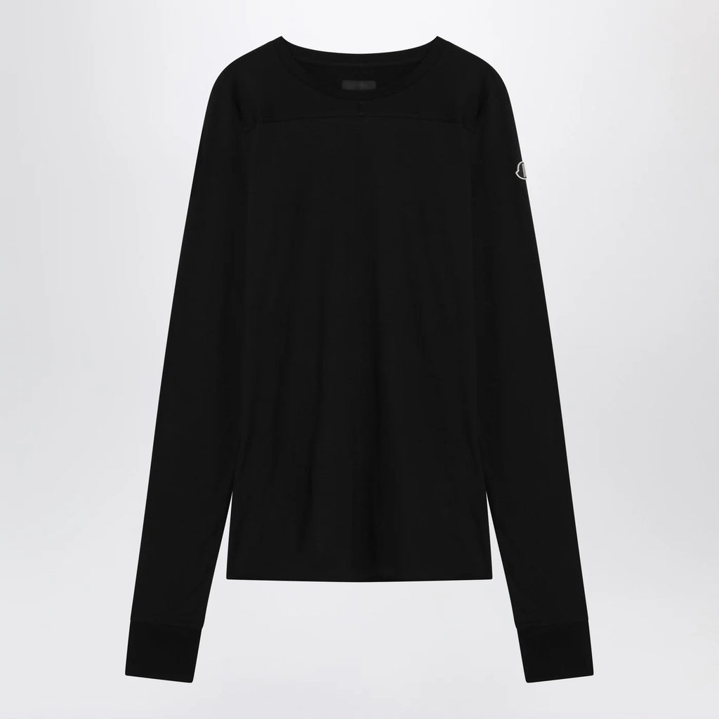 Moncler + Rick Owens Black cotton sweater