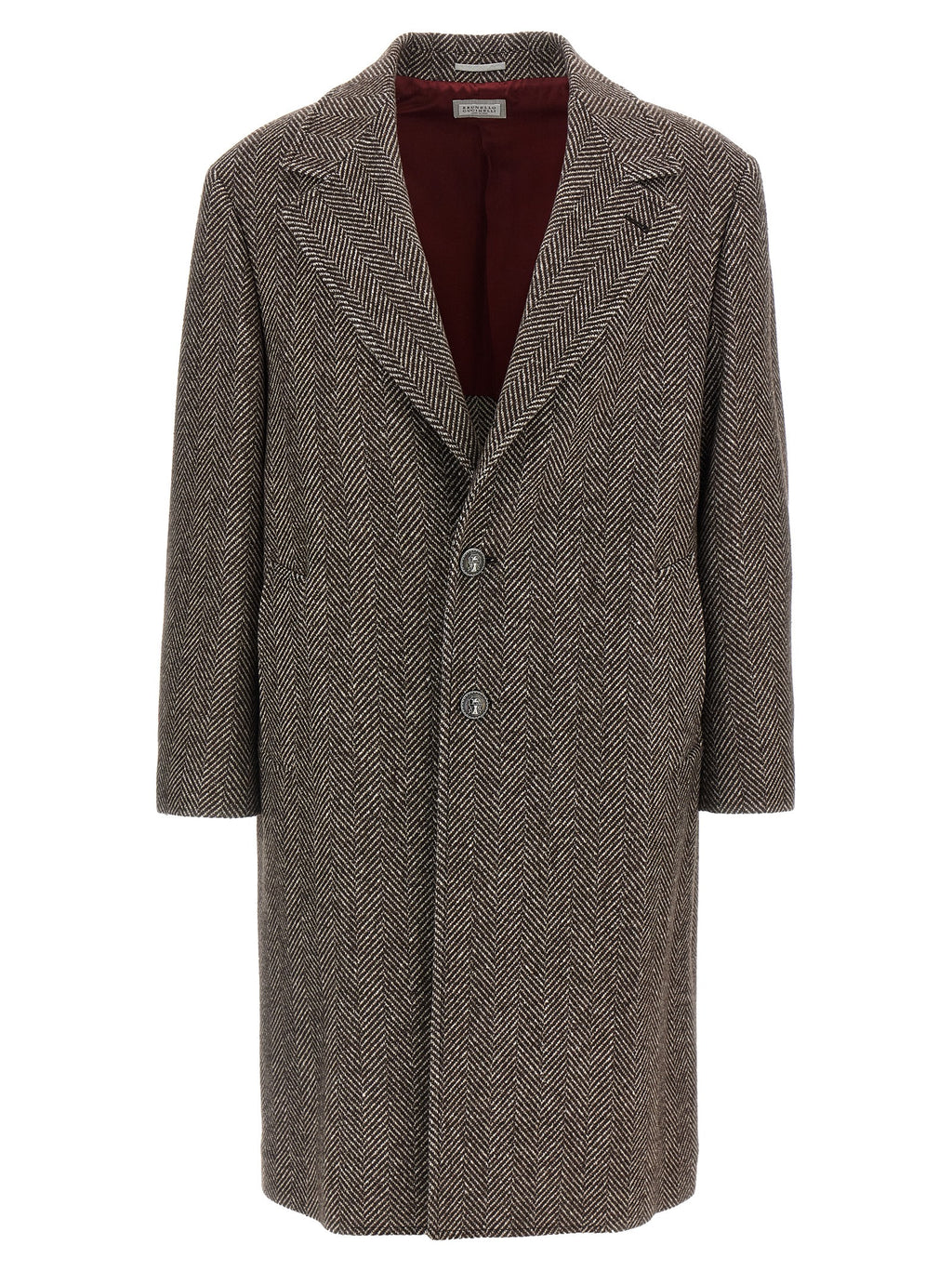Brunello Cucinelli Single-breasted Cashmere Coat