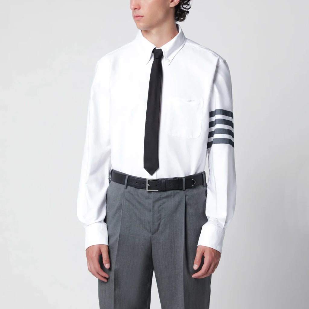 Thom Browne White cotton button-down shirt