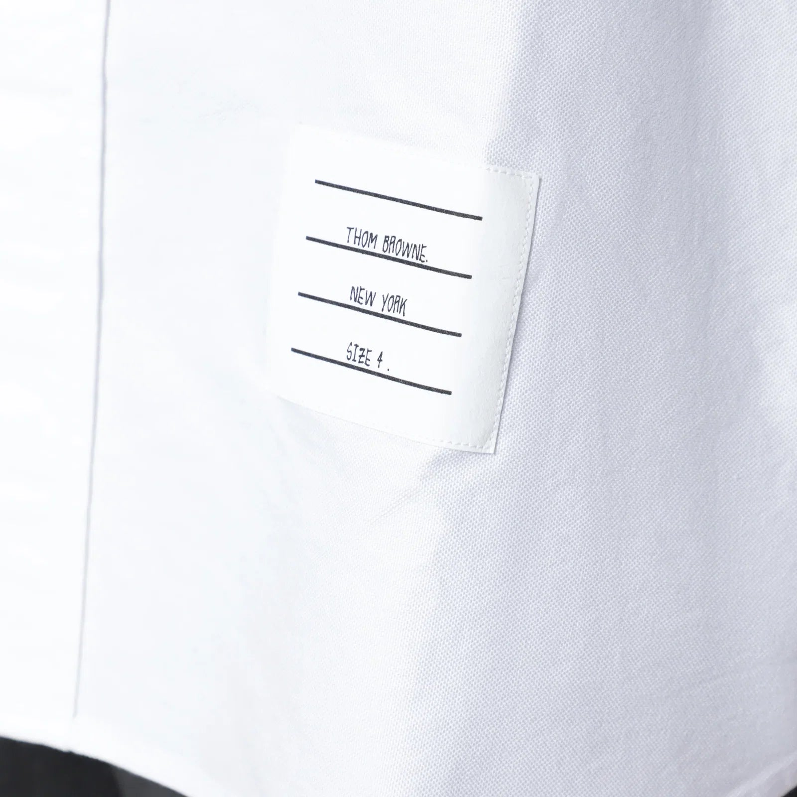 Thom Browne White cotton button-down shirt