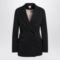 Max Mara Blue double-breasted wool jacket