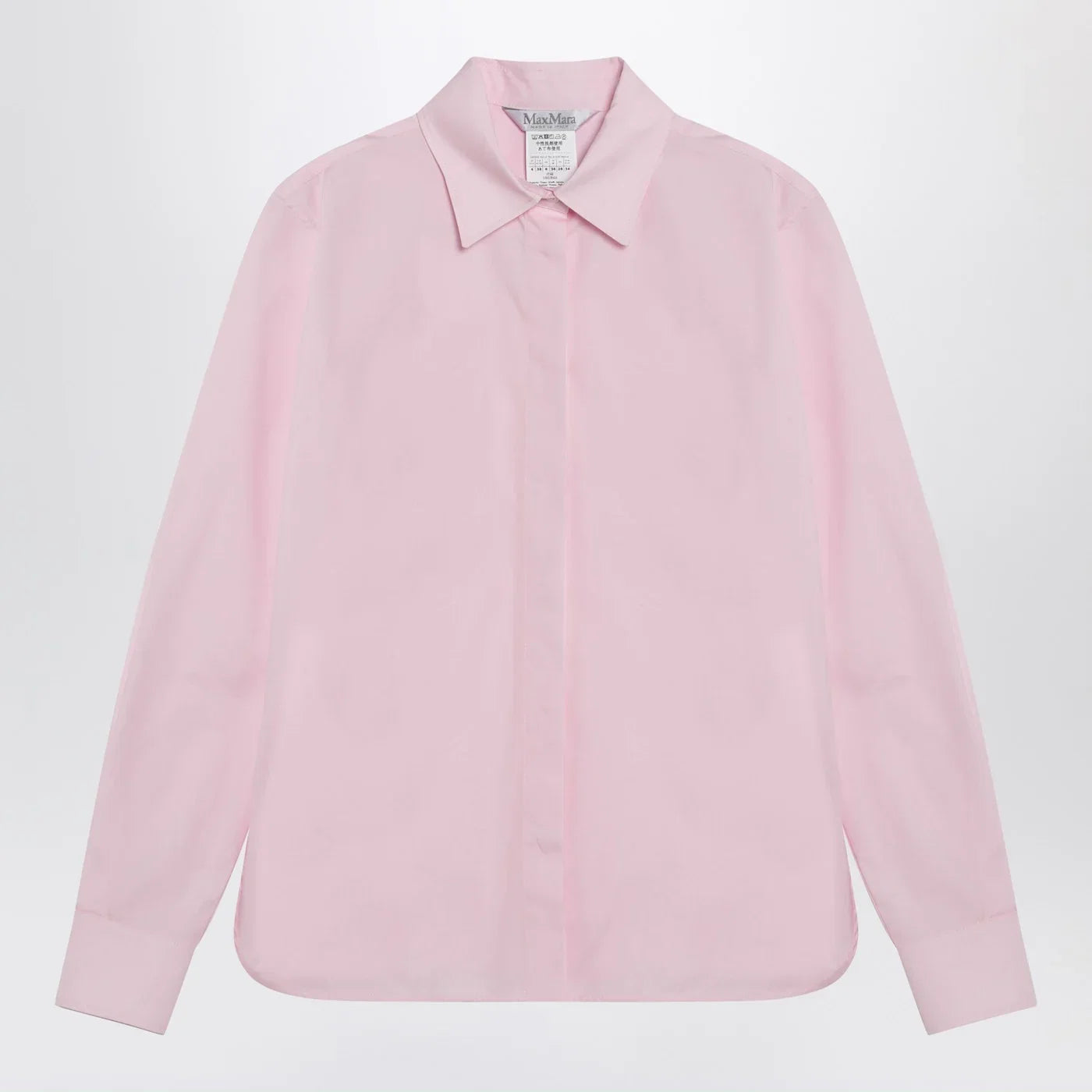 Max Mara Pink cotton poplin shirt