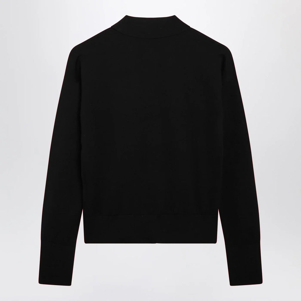 Max Mara Black wool-blend cardigan