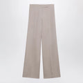 Max Mara Long silk trousers in pink