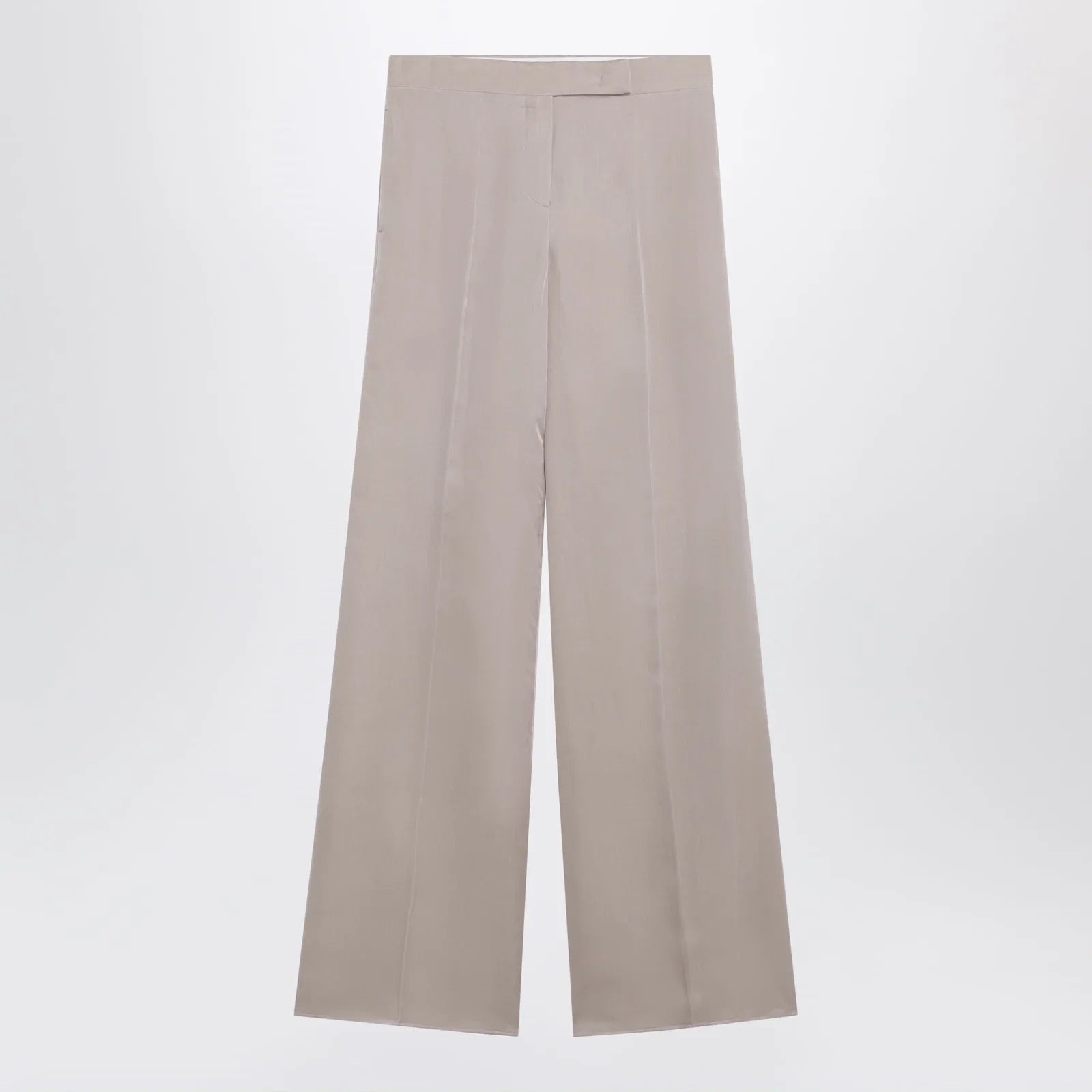 Max Mara Long silk trousers in pink