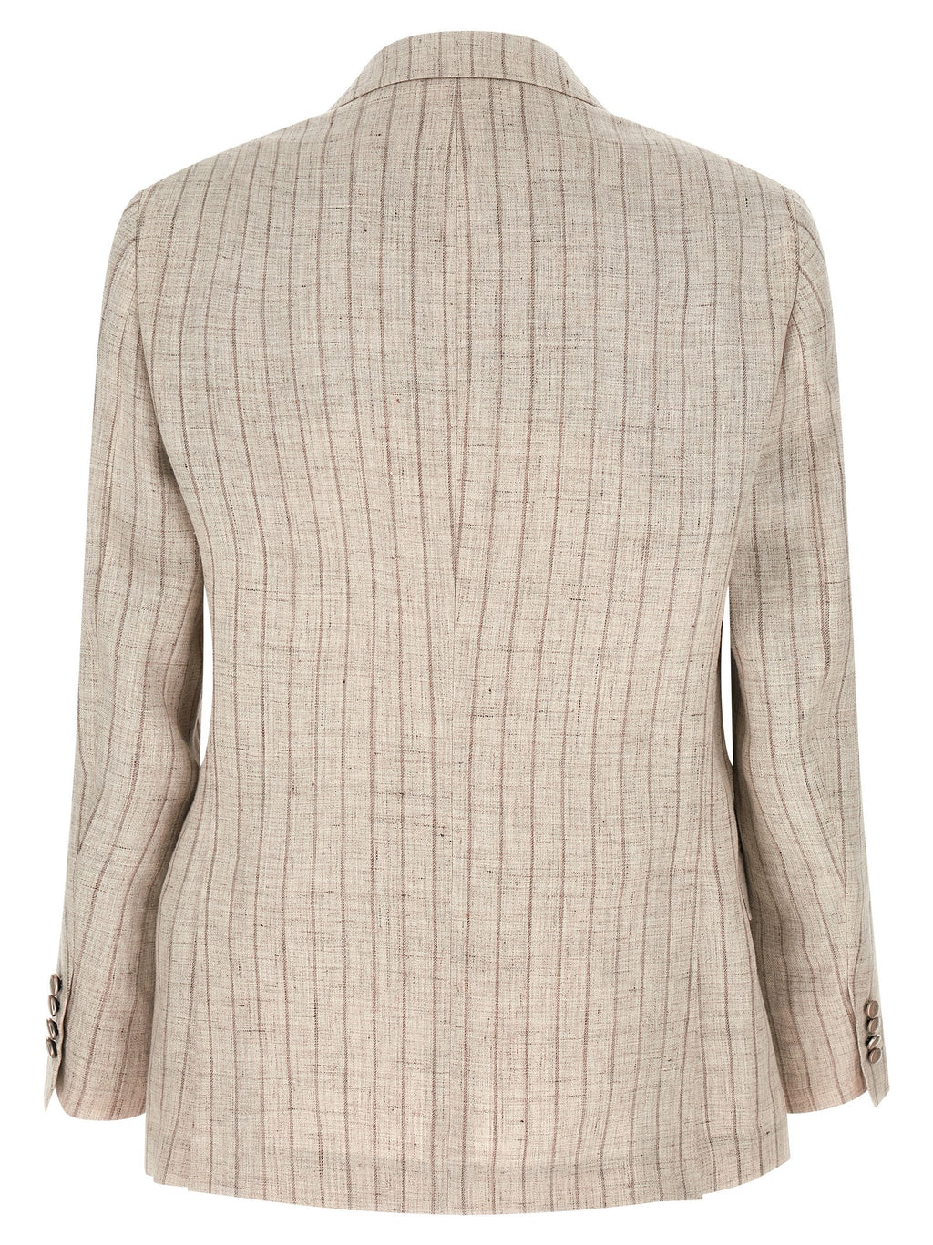 Brunello Cucinelli Pinstripe Twill Blazer