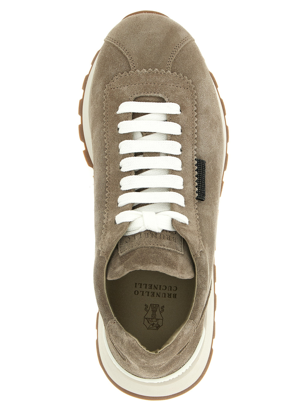 Brunello Cucinelli Shiny Tab Sneakers
