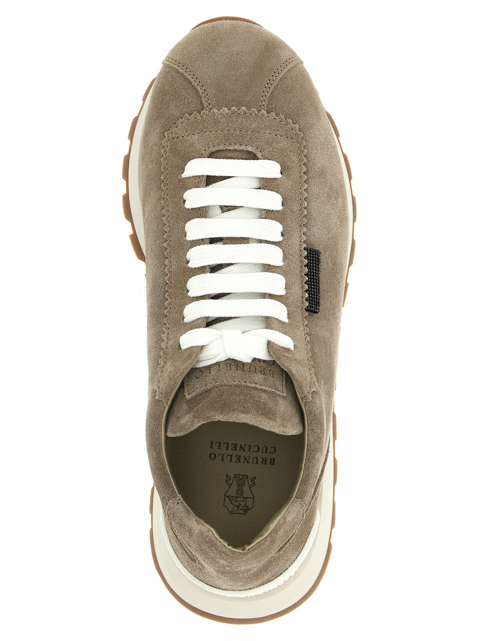 Brunello Cucinelli Shiny Tab Sneakers