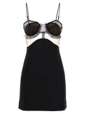 Nensi Dojaka Explosive Flower Bra Dress