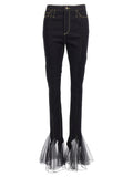 Nensi Dojaka Tulle Jeans