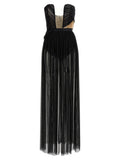 Nensi Dojaka Corsetto Draped Gown Dress