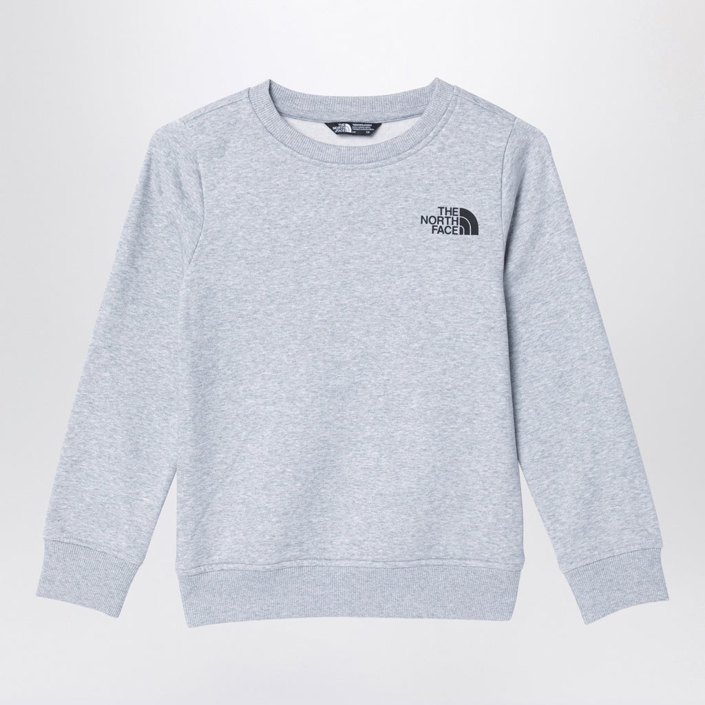 The North Face Grey plush cotton sweatshirt