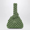 Hibourama Niky apple green jewel bag with crystals
