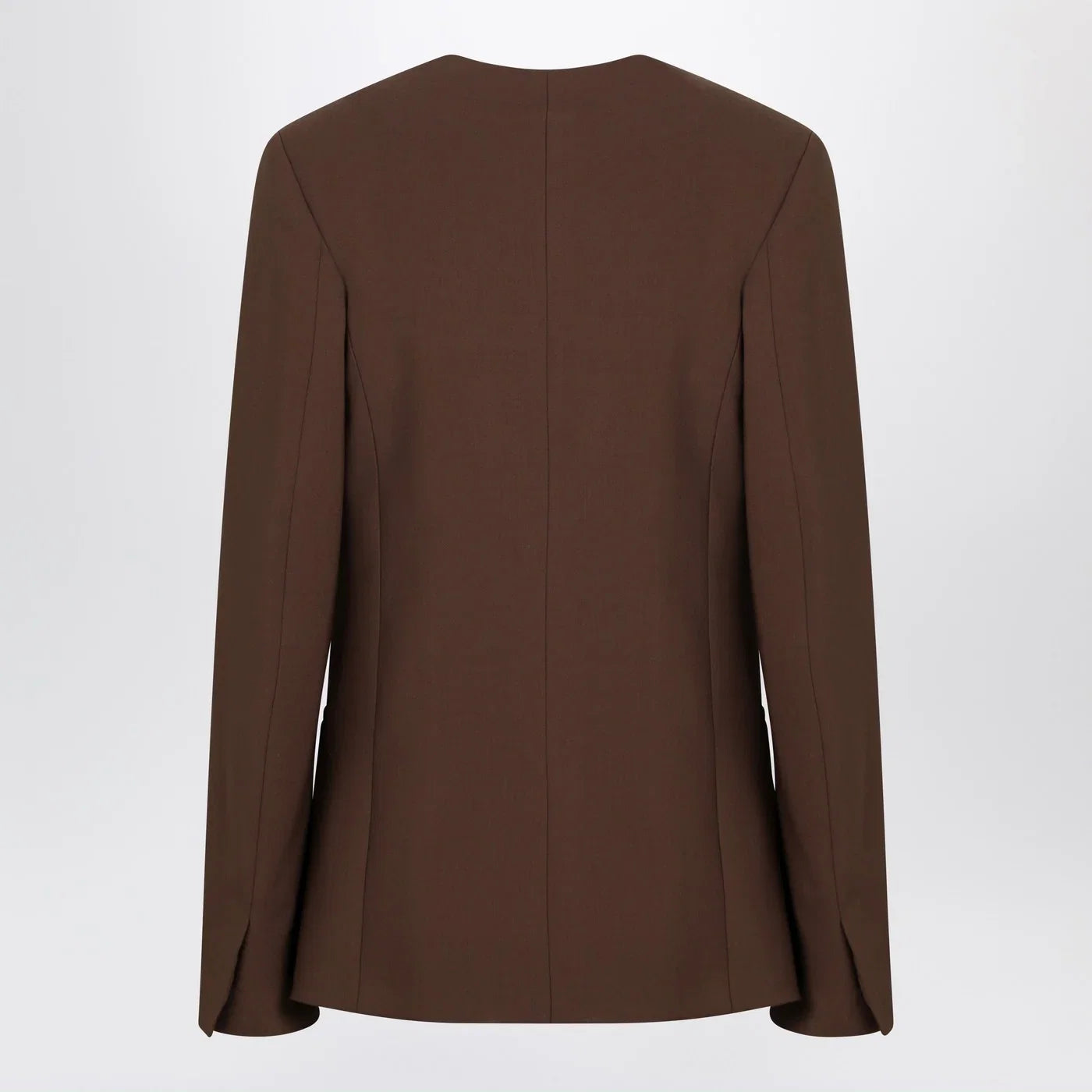 LouLou De Saison Brown double-breasted wool jacket