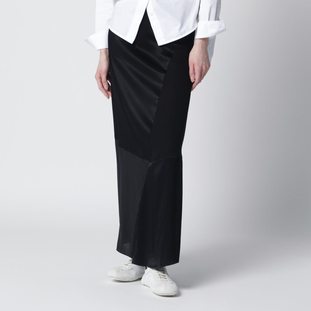 6397 Black patchwork skirt