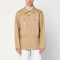 NAMACHEKO Beige overshirt jacket in cotton