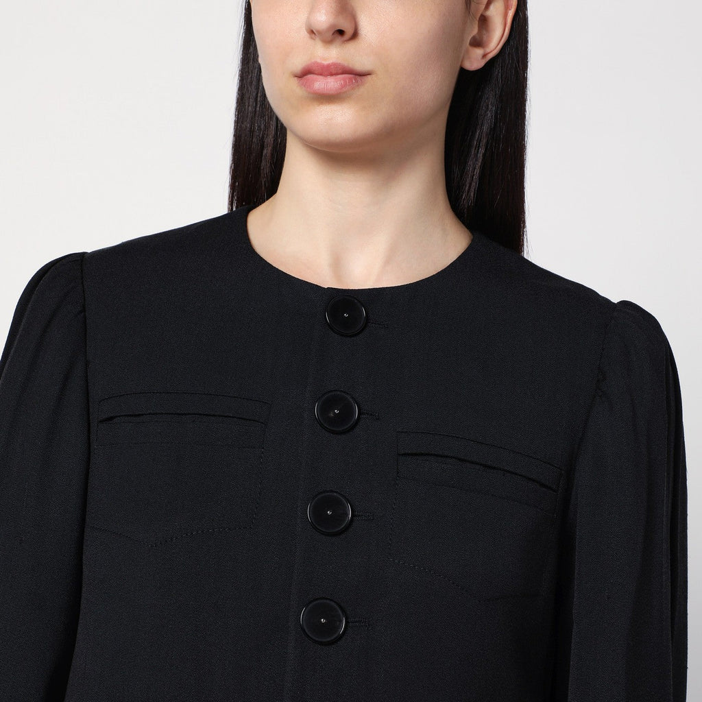 NAMACHEKO Regiment black jacket in silk blend