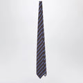 The Frankie Shop Lene striped tie in brown