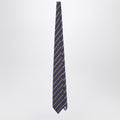 The Frankie Shop Lene striped tie in brown