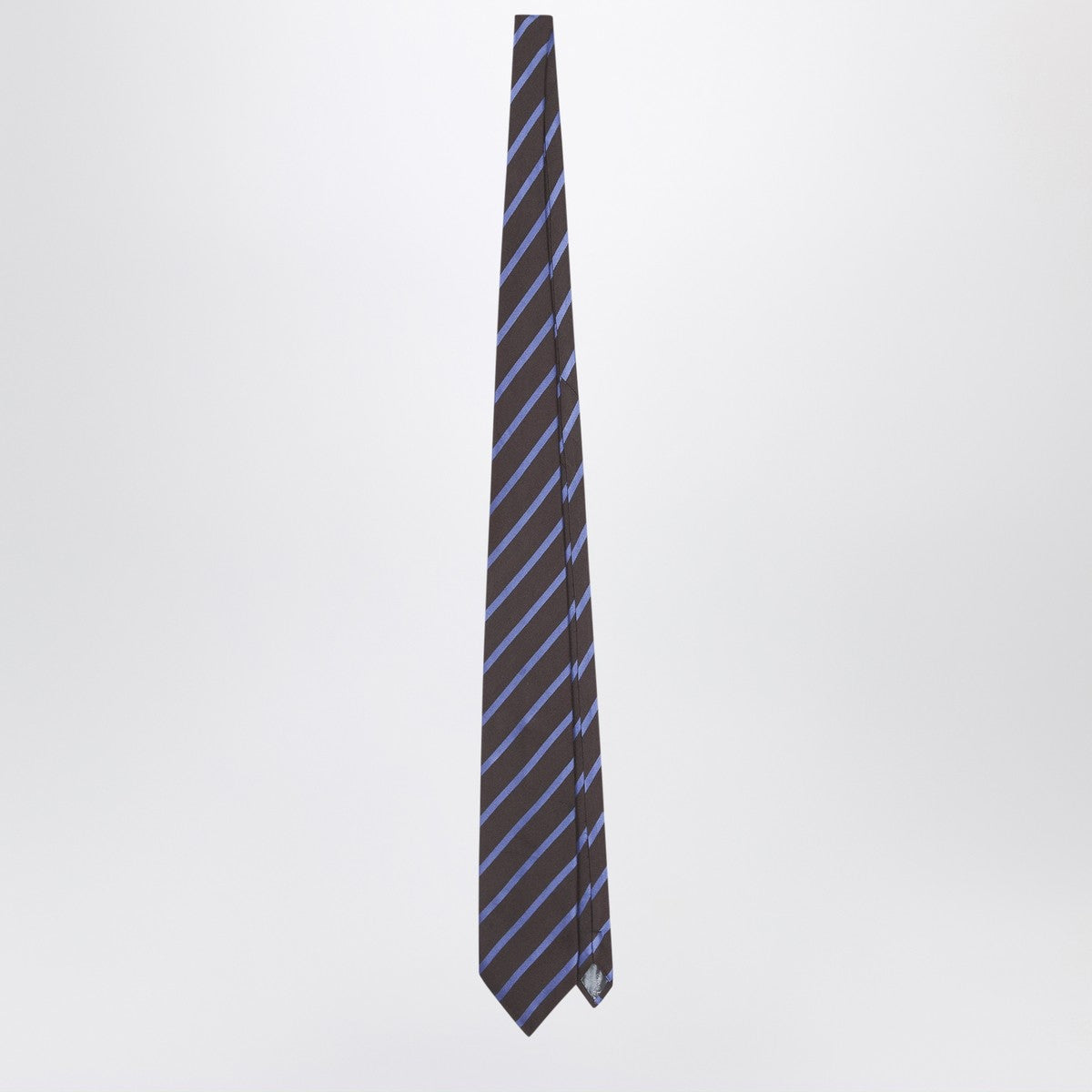 The Frankie Shop Lene striped tie in brown