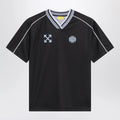 Off White Off-White™ Black Football Jersey With Logo Patch