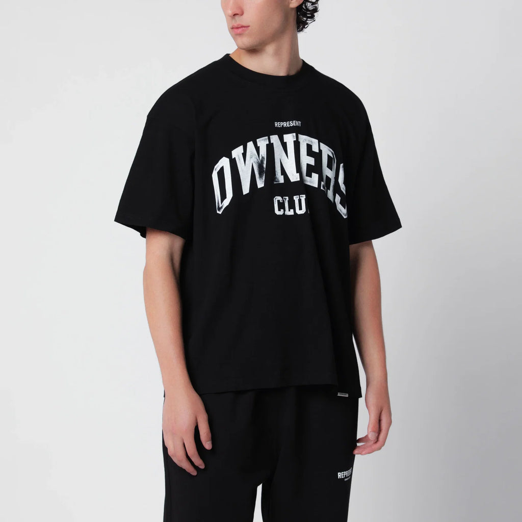 Represent Black cotton Owners Club T-shirt