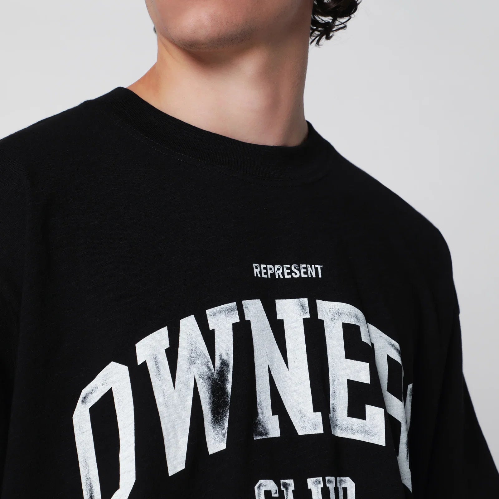 Represent Black cotton Owners Club T-shirt